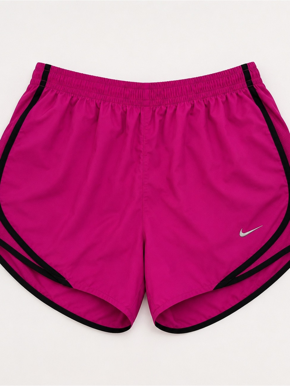 Nike Women’s Bright Magenta Athletic Shorts with Black Trim